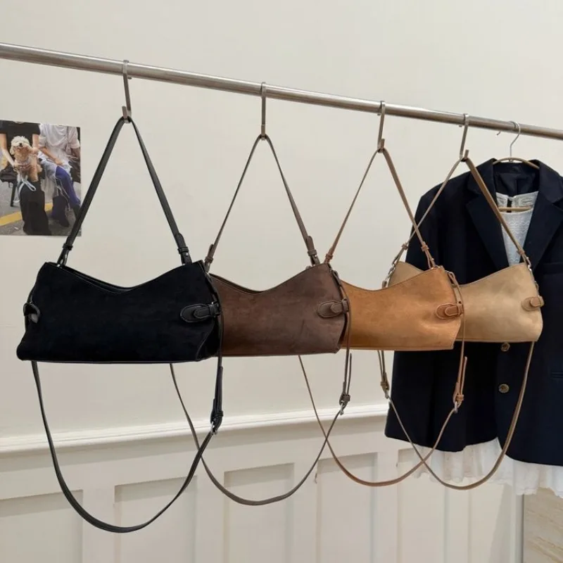 

Classic Leather Crossbody Bag For Ladies Women's Shoulder Strap Handbag Luxury Designer Elegant Messenger Tote Popular Fashion