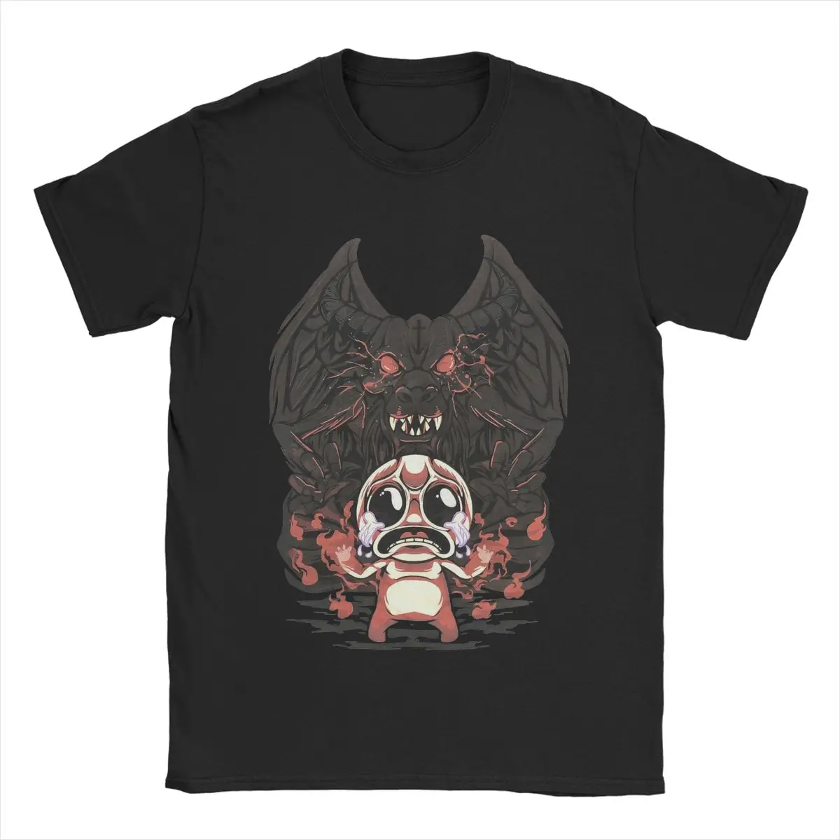 The Binding Of Isaac Four Souls T-Shirt for Men Amazing Pure Cotton Tees Round Collar Short Sleeve T Shirt Gift Idea Clothing