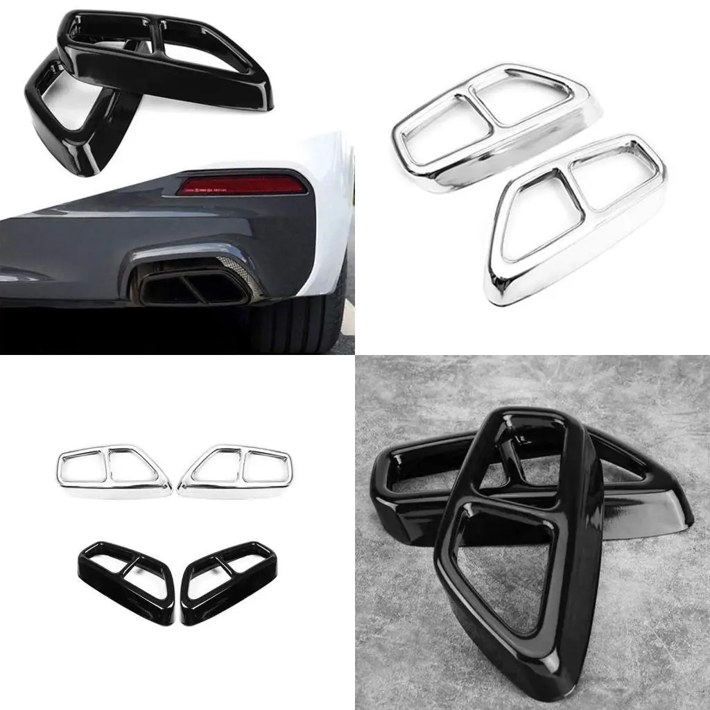G31 525li 528li Tail Muffler Exhaust Pipe Output Cover Trim Decoration New