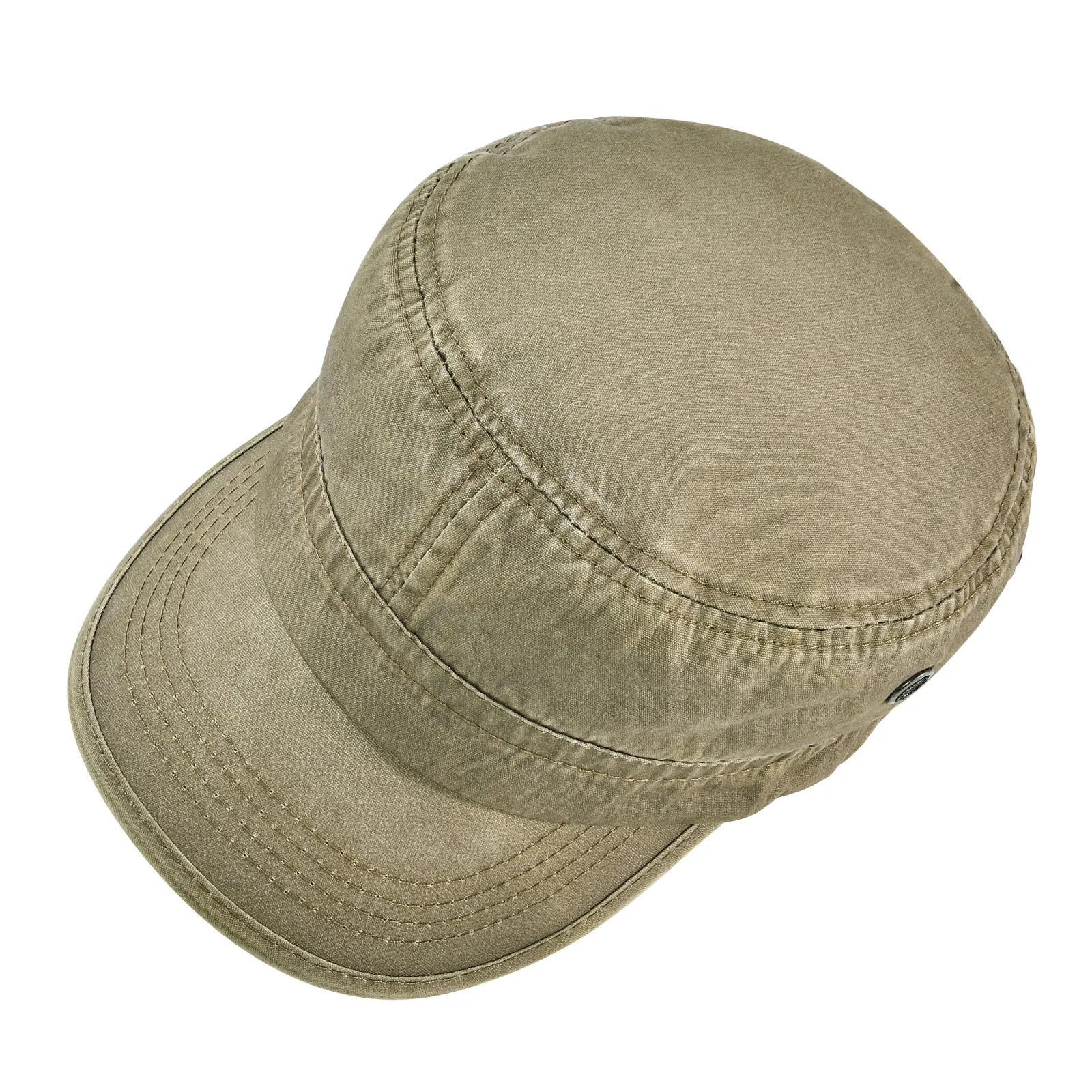 VOBOOM Summer Military Cap Spring Men Women Washed Cotton Fashion Design Flat Baseball Cap Top Army Hat with Air Hole Adjustable