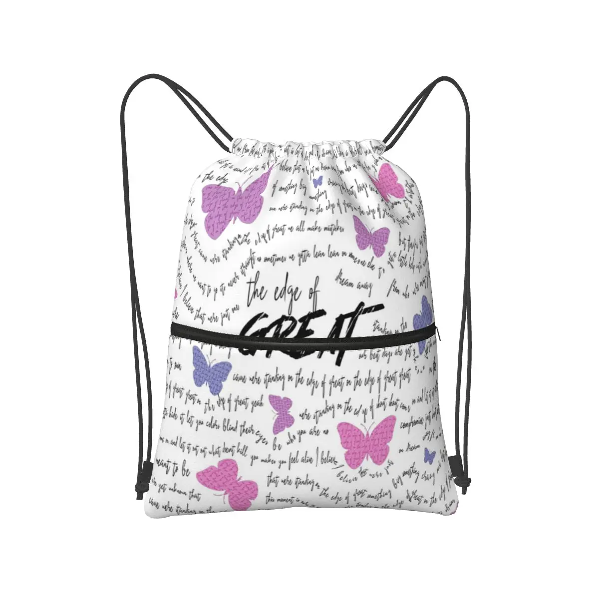 

Edge Of Great Julie And The Phantoms Backpacks Casual Drawstring Bags Sports Bag Book Bags for Man Woman Students
