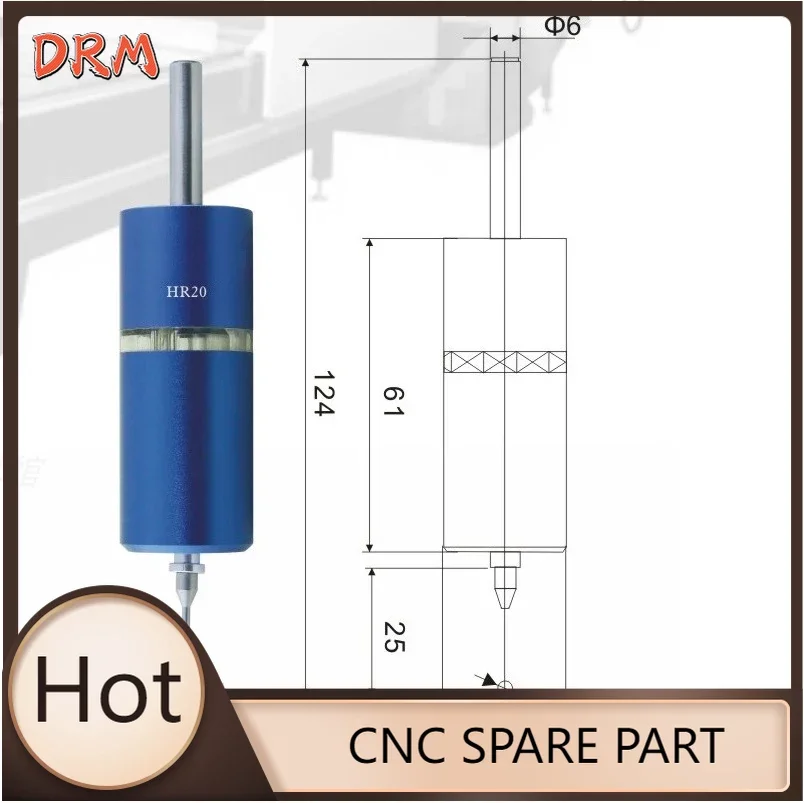 

CNC 3D photoelectric edge finder engraving machine three-dimensional centering rod high precision 0.001mm HCT Hr20 cyclmotion