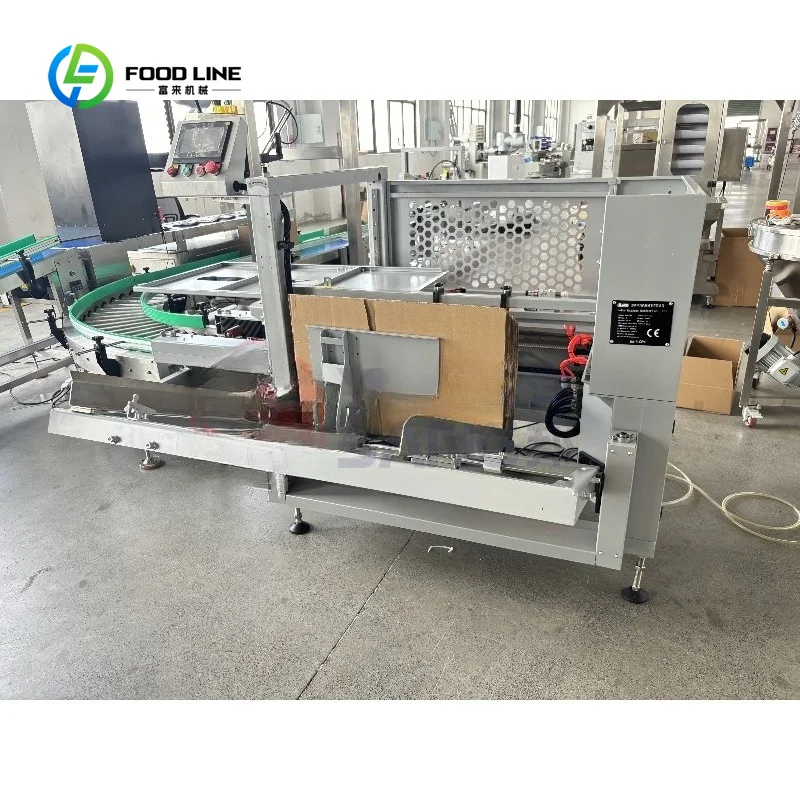 Picture 3: Customized PLC Controlled Servo Motor Driving Fully Automatic Carton Opener and Bottom Box Sealer