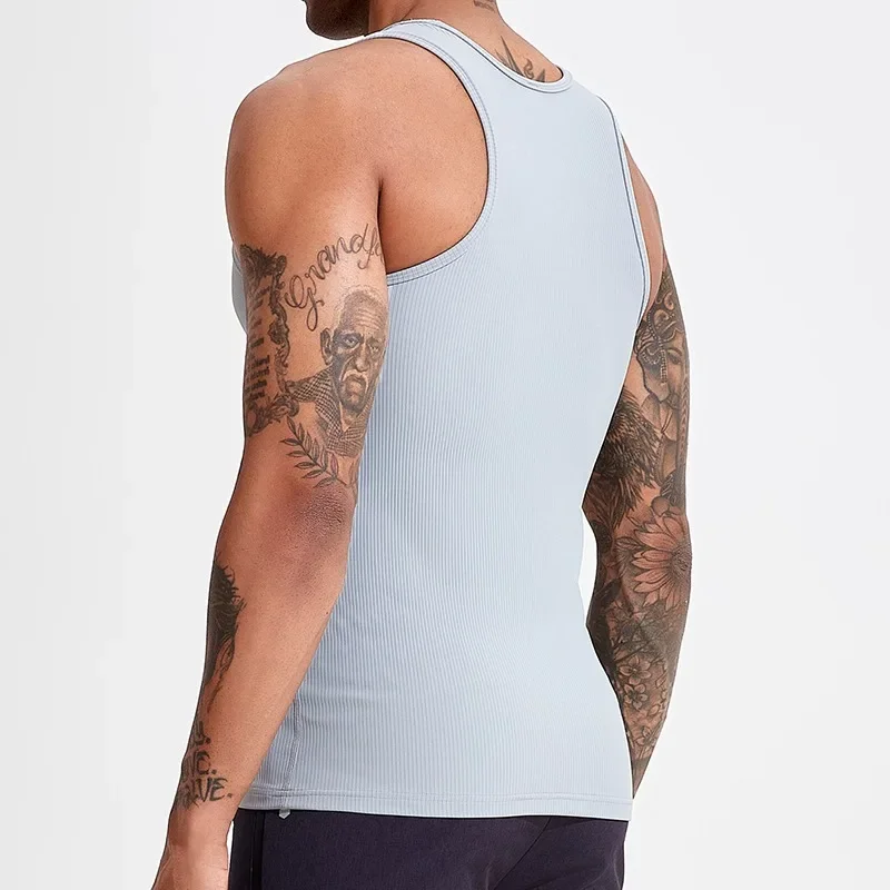 Men's Fitness Vest Tank Jogging Gym Sleeveless Vest Male Basketball Clothing Training Sweatshirt Running Sportswear Bodybuilding