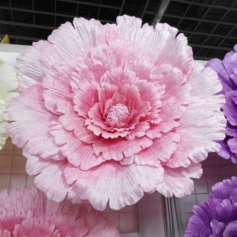 800CM Artificial Large Peony Flower Head Artificial Flower Wedding Decoration Window Display Studio Props Flower Decorations