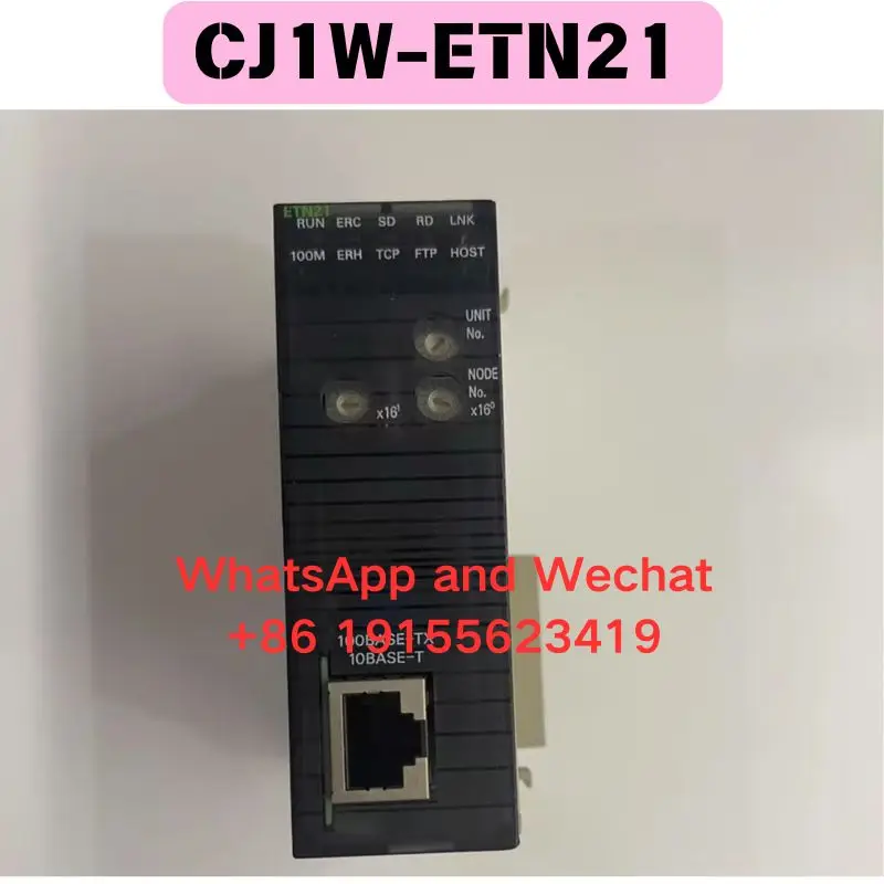 

Совершенно новый оригинальный импортный и используемый модуль ПЛК CJ1W-ETN21