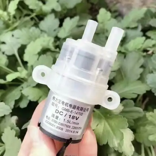 DC 18V self-priming pump, small diaphragm DC pumping motor, tea set water dispenser, micro-pumping pump