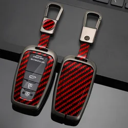 Zinc Alloy Car Remote Key Case Cover For Toyota CHR Prado 2017 2018 Prius Camry Corolla RAV4 2020 2022 2023 2024 Car Accessories