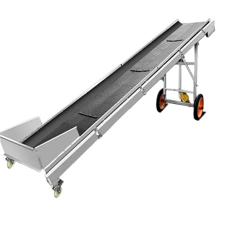

Belt conveyor Folding belt Three-sided enclosure belt Removable climbing material Small