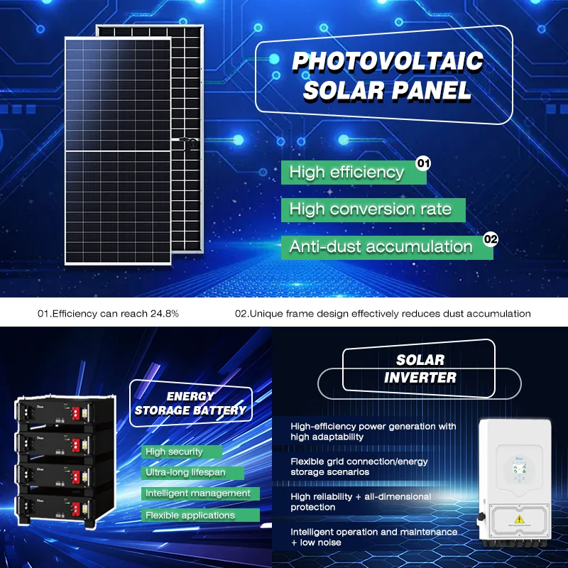 CE ROHS Certified 5KW Solar Kit Home Power Grid-tied/off Grid All in One Home Solar Power System for Small Farms Workshops