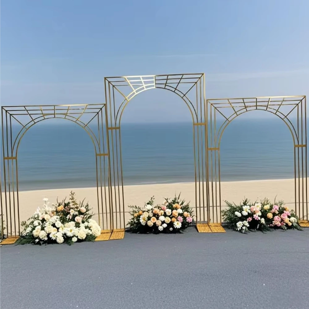 

1 шт./3 шт.) оделка панели фоны металлические настенные украшения стенд арка форма украшения на продажу