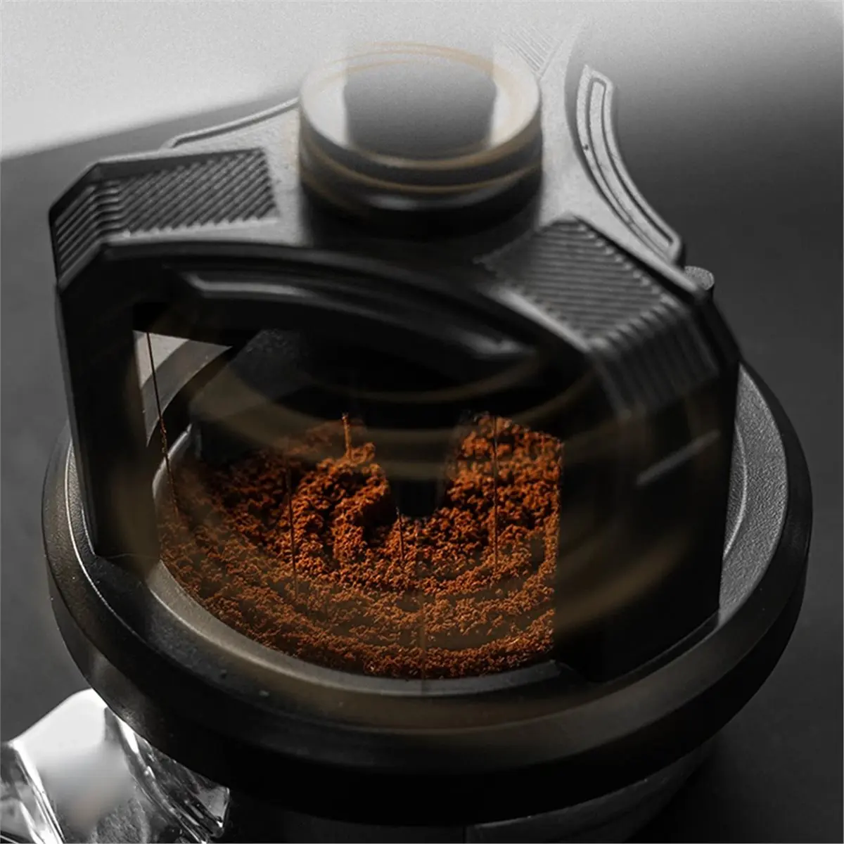 giftnew Automatic Rotating WDT Tool Espresso Needle Distributor Coffee Accessories,Anti-Clumping Coffee Grinder Accessory 51mm