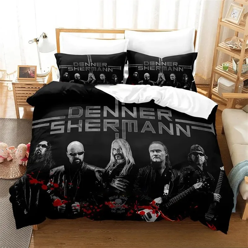 3D Printed Denner Band Shermann Bedding Sets exquisite bed supplies set duvet cover bed comforter set luxury birthday gift