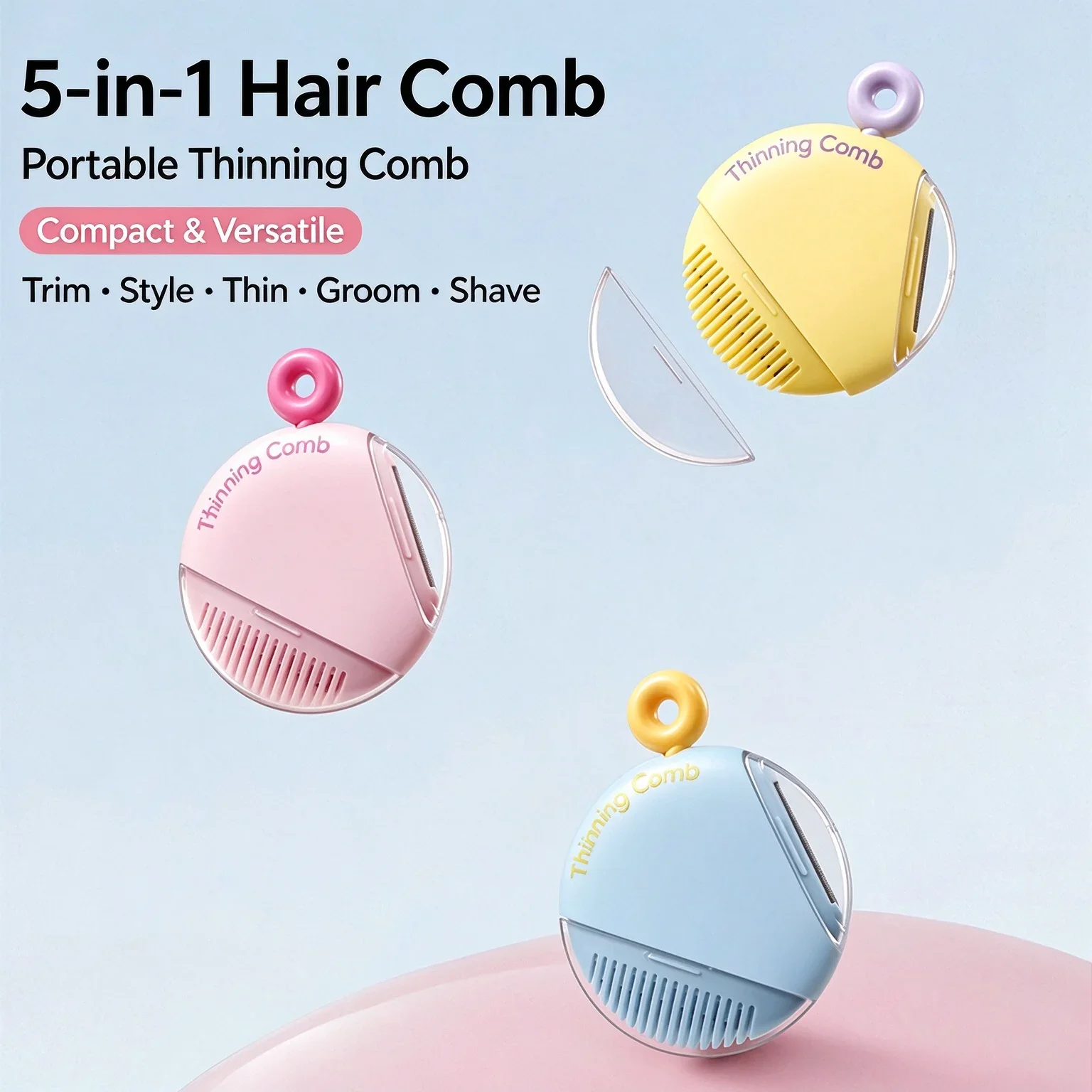 5in1 5in1 Hair Cutting Trimmer Combs Carrying Hanging Rings for Eyebrow Trimming Hair Shaving Hair Cutting Beauty Hair Cut Styling - Aliexpress Deal