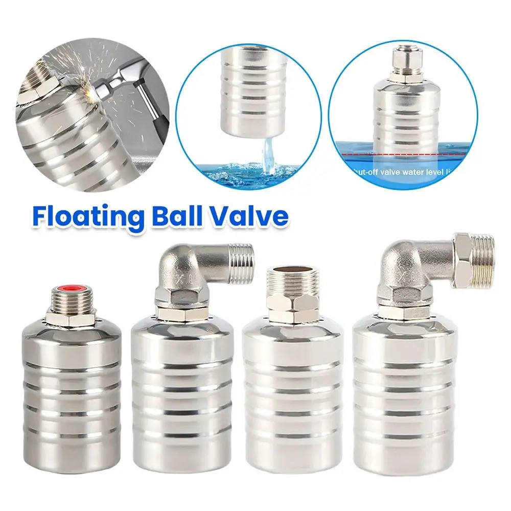1Pcs 304 Stainless Steel Automatic Float Valve Fully Automatic 1/2 3/4 1 Inch Water Level Control Valve