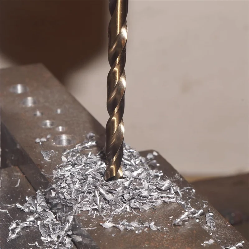 مجموعة لقم الثقب المترية ETRT 5% من الكوبالت السداسي (1.5 مم - 6.5 مم / 13 قطعة) مناسبة للفولاذ المقاوم للصدأ والحديد الزهر والمعادن الصلبة