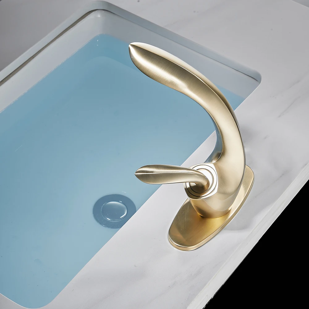 Big Discount Promotion  Low Price Clearance Brass Mixer Tap Single Handle Bathroom Faucet