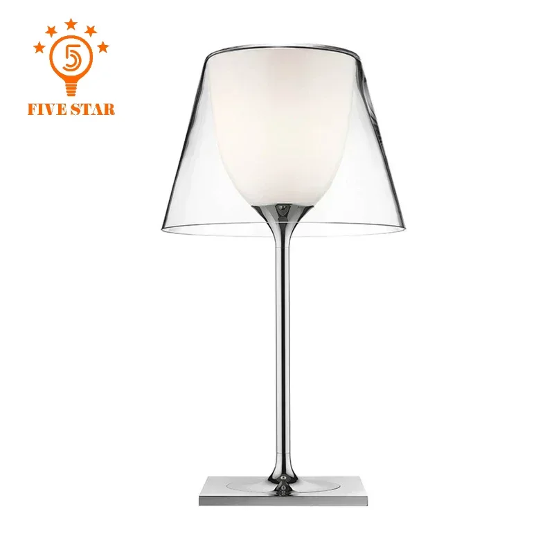 Nordic Modern Table Lights Simple Glass Lampshade Desk Lamp Bedroom Bedsides Restaurant Study Living Room LED Indoor Decoration