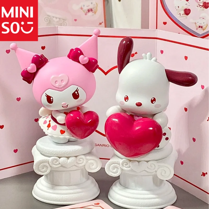 

Оригинальные фигурки героев аниме Sanrio Family Love Cupid 520, милые Мультяшные настольные украшения, подарки на день рождения