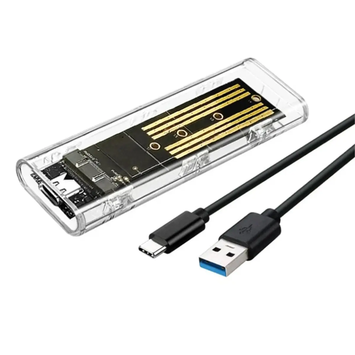 AT42 USB to M.2 NGFF SATA SSD Enclosure Adapter for 2242/2260/2280 Solid State Drives