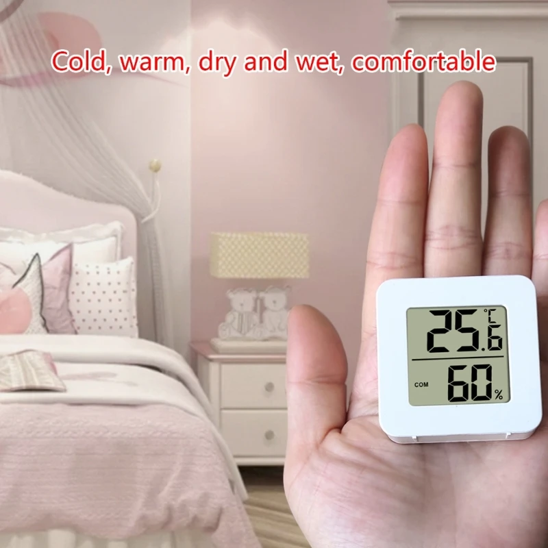 Office LCD Digital Thermometer Hygrometer Convenient Weather-Station Electronic Temperature Humidity Meter Dropship