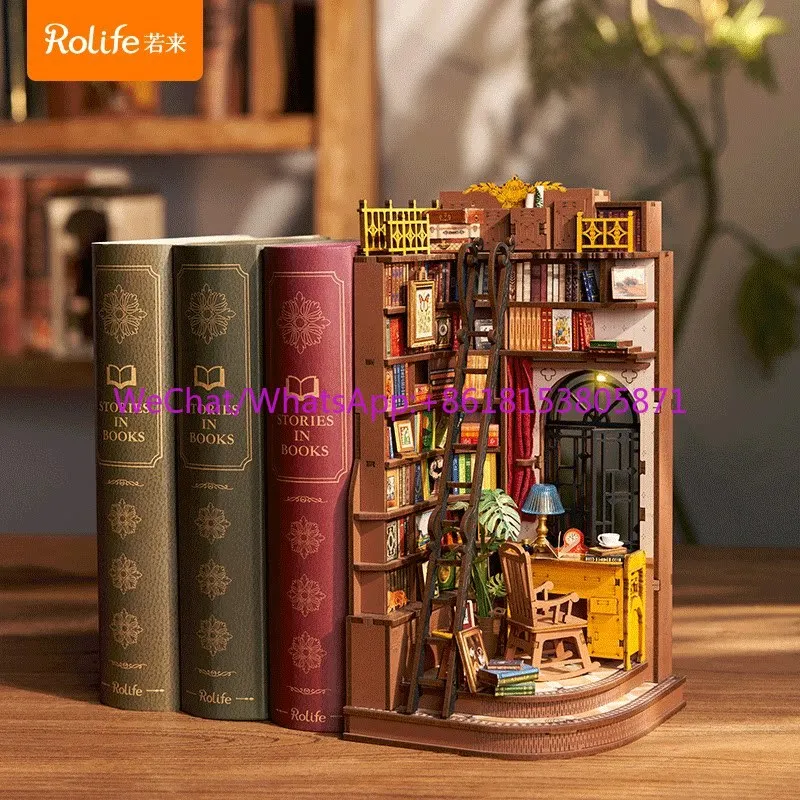 Cottage miniature assembled building block model house toy gift girl