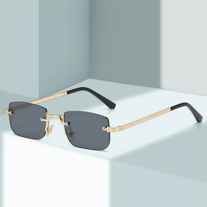 

Trendy Small Y2k Rectangle Sunglasses Womens Mens, Retro Narrow Chic Thin Skinny Sunnies W-138