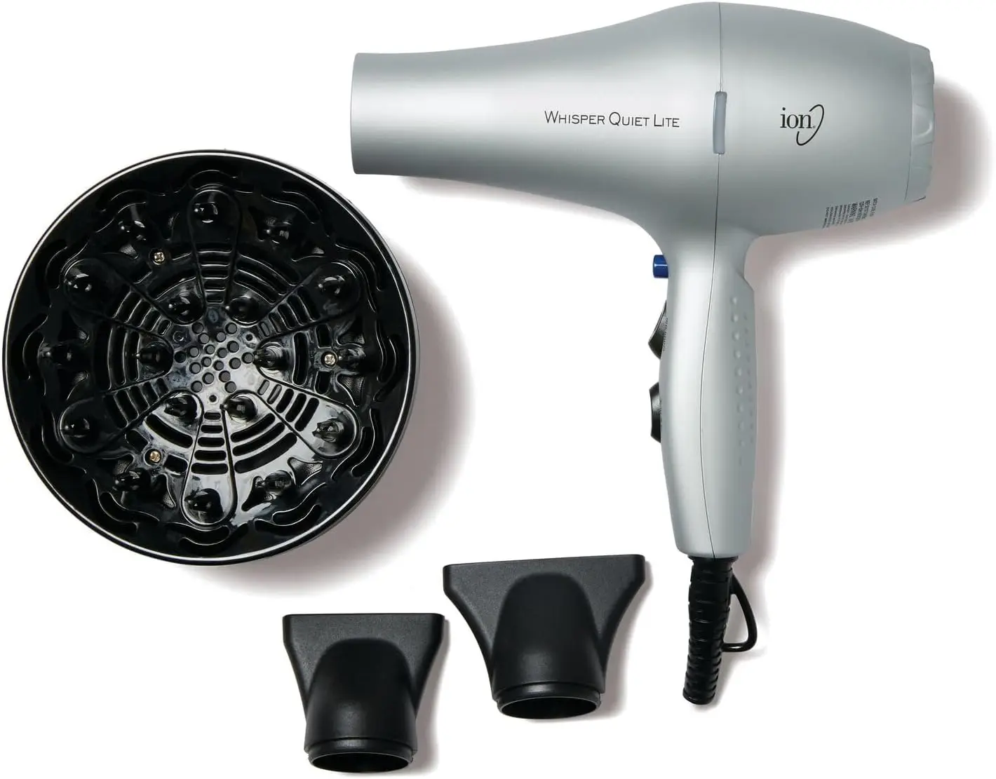 

Whisper Quiet Ionic Ceramic Hair Dryer, 1875W, Lightweight, Powerful, 4 Temps & 2 Speeds