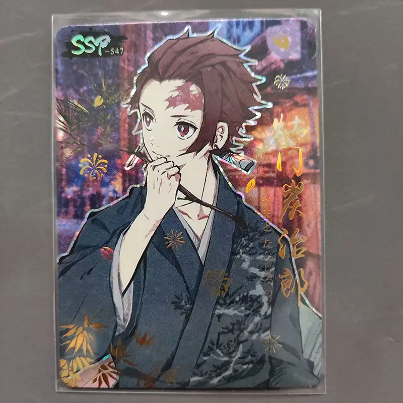 Demon Slayer SP SSP card Kamado Tanjirou Rengoku Kyoujurou Tokitou Muichirou Daki Toy collection boy Birthday Christmas gifts