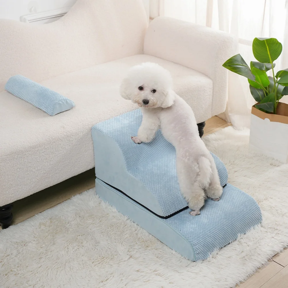 

Съемная лестница для собак, 3-ступенчатая рампа, диван для щенков, стариков, нескользящая съемная лестница, высокий диван и кровать, товары для домашних животных, комбинированная лестница