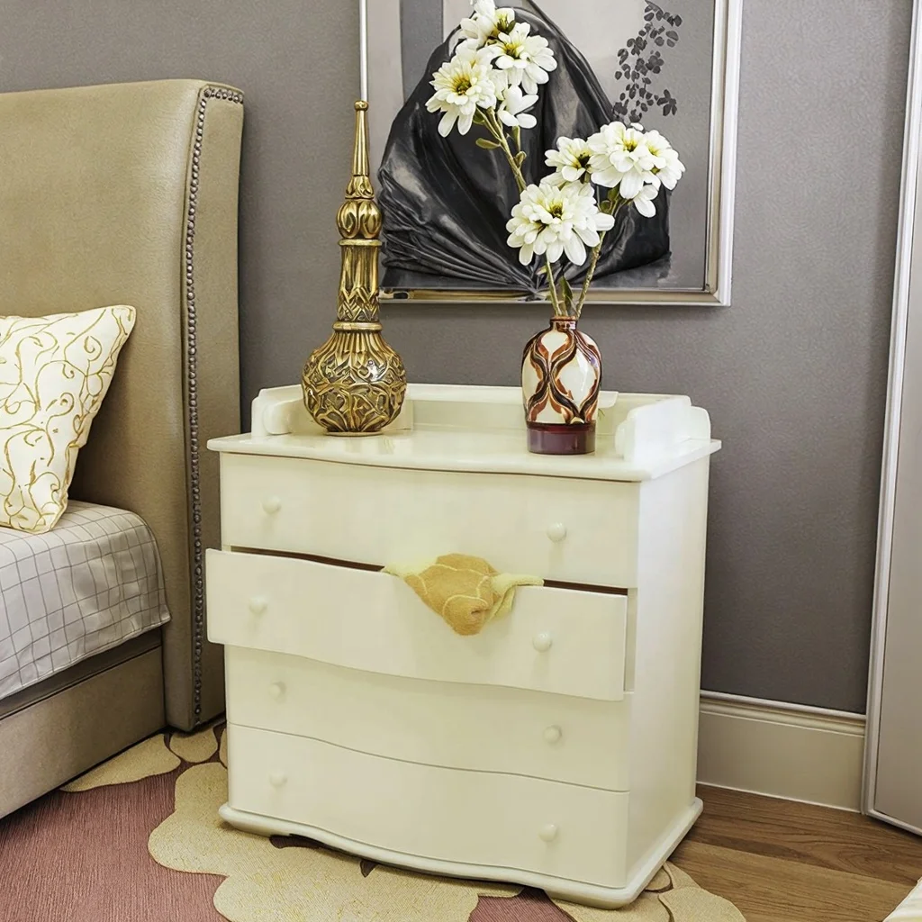 Modern Minimalist Solid Wood Multi-Drawer Nursery Dresser for Baby Items Home Apartment Hotel Indoor Use Living Room Furniturepr