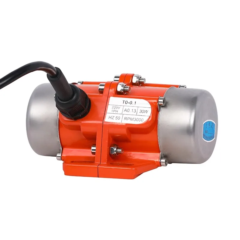 محرك اهتزاز قابل للتعديل 220 فولت/380 فولت 30 وات-120 وات محرك نحاسي صناعي صغير لمعدات الآلات #1