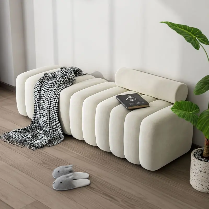 Creative Shoe Bench Entrance Changing Shoe Stool Sofa Stool Bed End Stool Cloakroom Stool Bench 60/80/100cm Length Seat