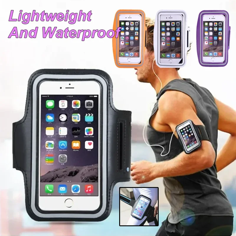 5.5inch Mobile Phone Armband Outdoor Sports Smartphone Holder Gym Running Phone Bag Arm Band Cases for Samsung for IPhone Holder