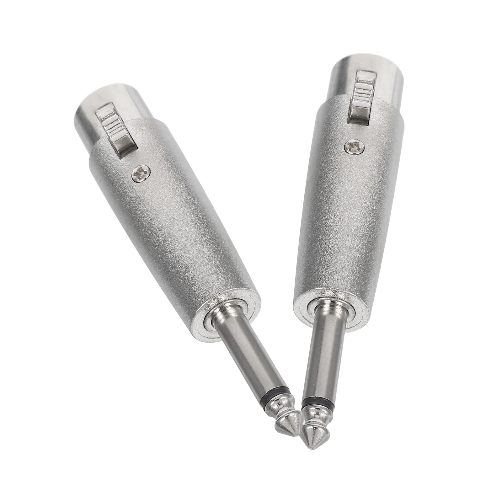 

2pcs 35mm Mono Male to XLR 3 Pin Female Copper Core Microphone Line Adapter Durable Audio Connectors for Mic Speaker Instrument