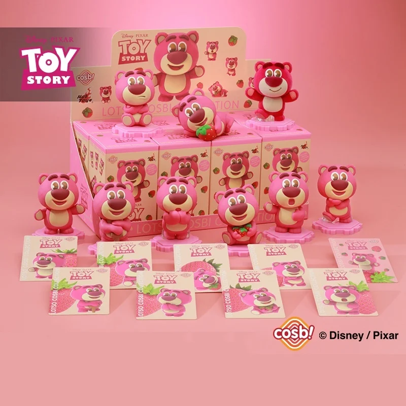 Hot Toys Disney Pixar Toy Story Lotso Cosbi Blind Box Adorable Mini Collectible Doll Decoration Limited Edition Cute Gifts Toys