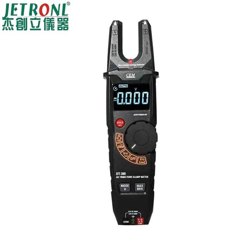 Huashengchang DT-390 High Precision Digital Clamp Meter Fully Automatic True RMS Display for Ammeter for Test Instruments CEM