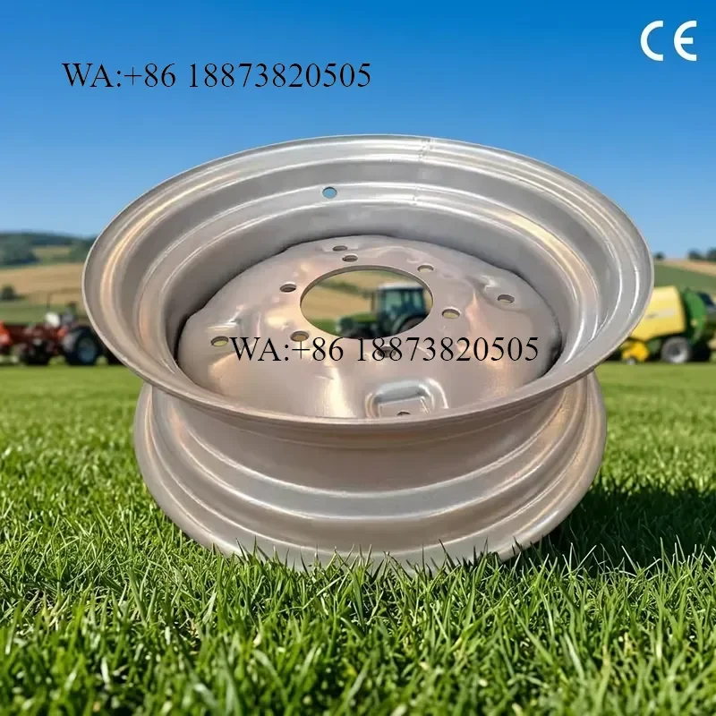 Steel Wheel Rim 16x4.5 16x4.50 16x4.5F 16x4.50E for 6.50-16 Tire Compact Tractor Agricultural Implement