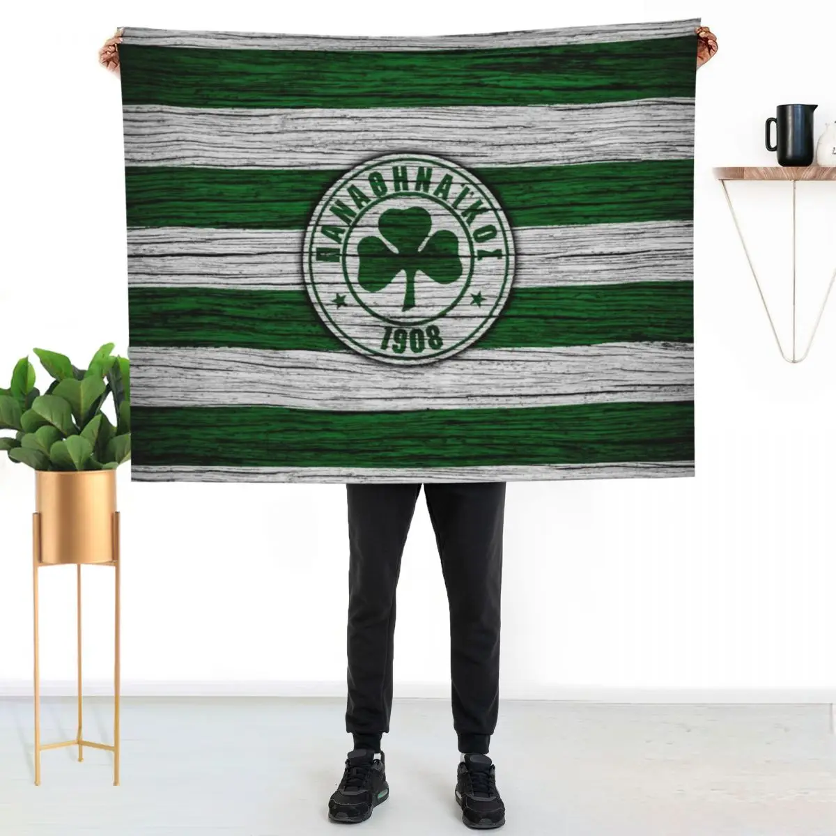 Panathinaikos Throw Blanket heavy to sleep Blankets For Bed Thermal for winter manga Large Blankets