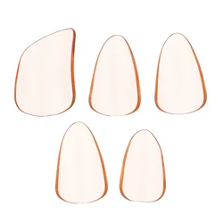 5Pcs Pipa Nails String Instrument Playing Finger Picks Nail Covers Musical Instrument Picks Pipa Practice Tools (Orange)