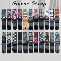 Guitar Strap Embroidered Guitar Strap National Style Shoulder Strap Electric Acoustic Guitar Straps Guitar Parts & Accessories