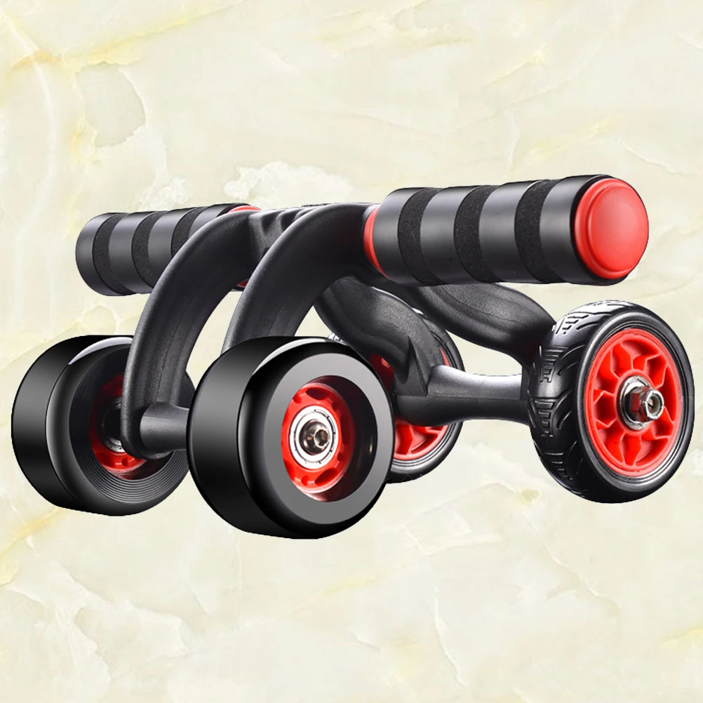 

Fitness Wheel Durable Lightweight Non-Slip Abdominal Muscle Roller Home Exercise Build Muscle Burn Calories 4 Wheels Abdominal