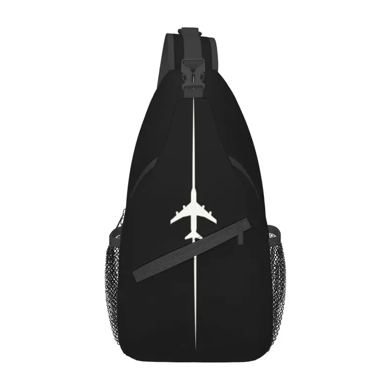 

Cool Aviation Plane Crossing Sling Bags for Traveling Men's Airplane Aviator Pilot Chest Crossbody Backpack Shoulder Daypack