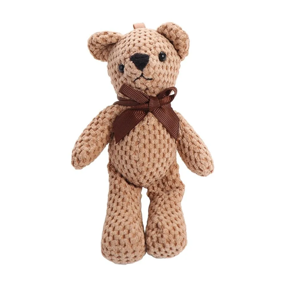 Fashion Soft Stuffed Pineapple Bear Creative Design Super Cute Mini Bear Mini Size Stuffed Bear Keychain Children Gift