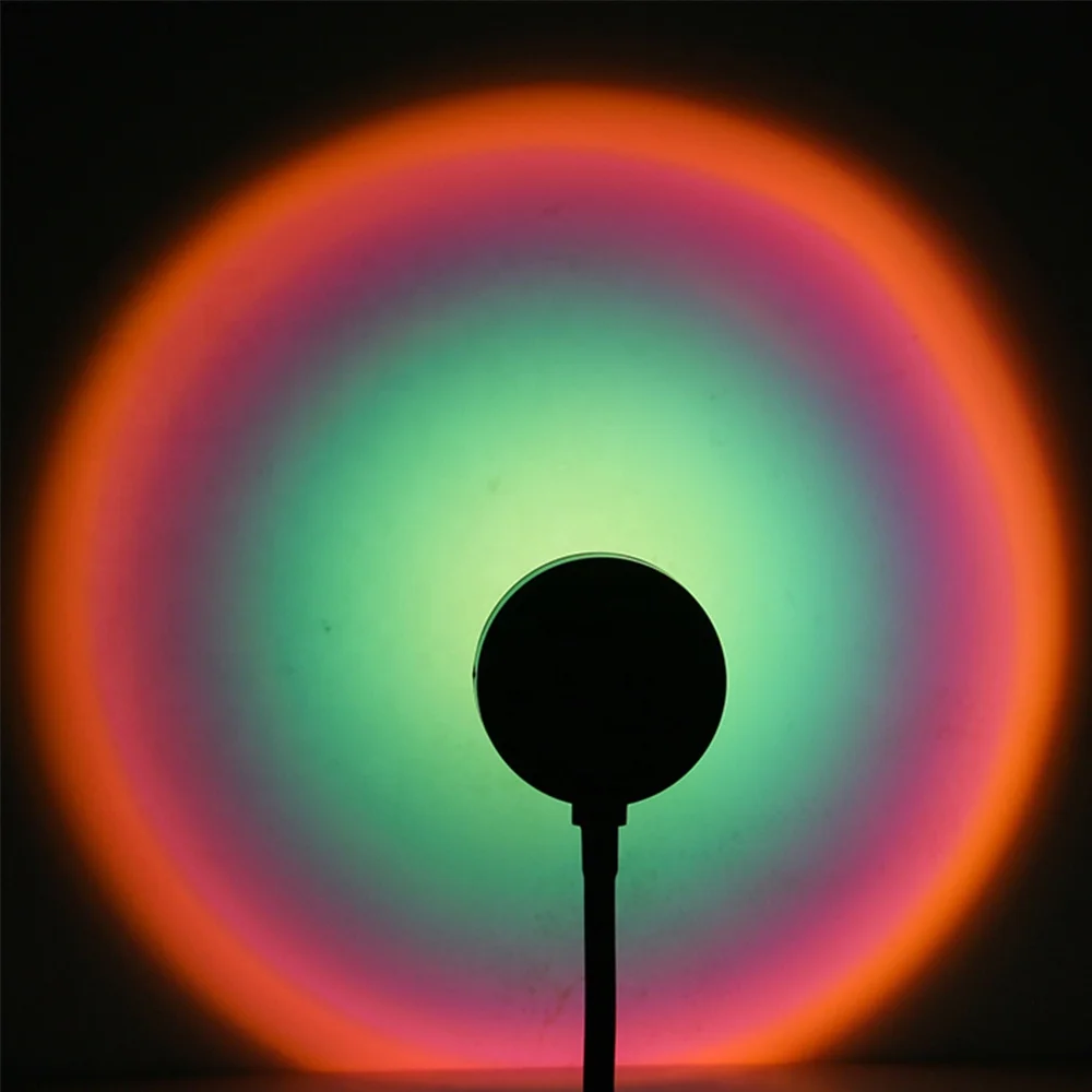 Manufacturer Price Various Sunset Light Emitting Diode Night Light Smart Home Interior Decoration Corner Lighting