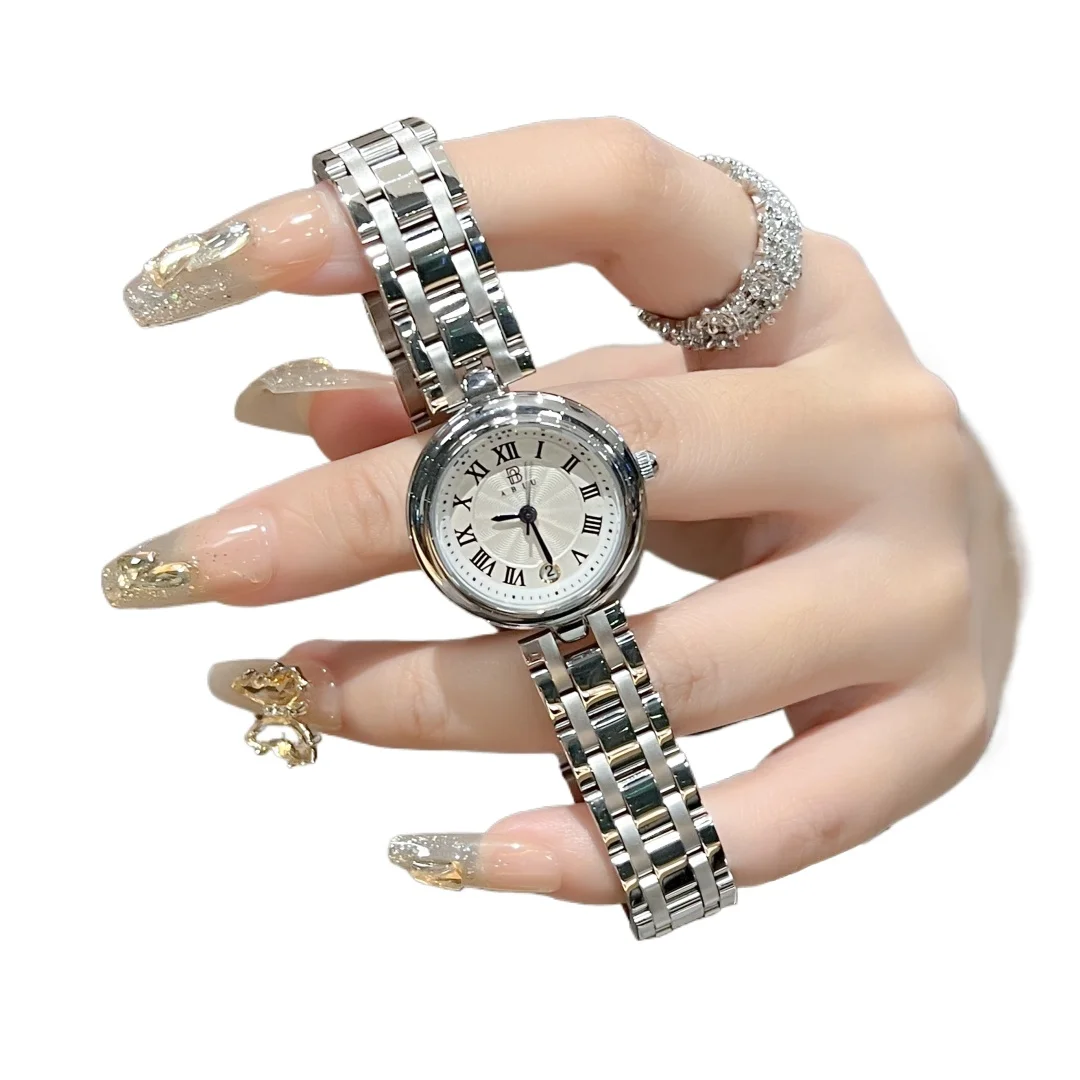 

Retro niche temperament high sense exquisite versatile small dial workplace quartz watch women