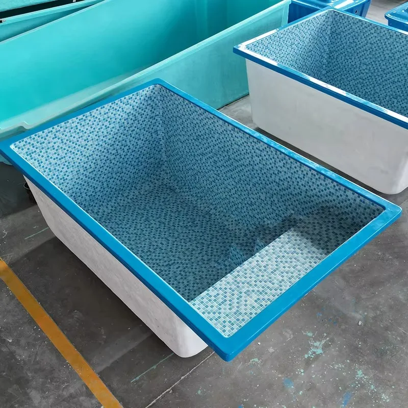 Customized Fiberglass Swimming Pool Kit for Kids with Masoic Tiles for Resorts and Children's Piscines