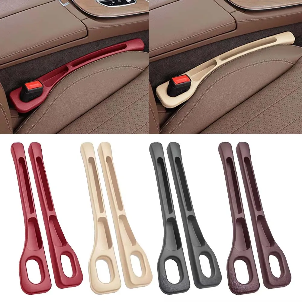 

2Pcs Car Seat Gap Filler Seat Crevice Storage Box Bag Between Seats Console Organizer Decoration Interior Auto Accessories