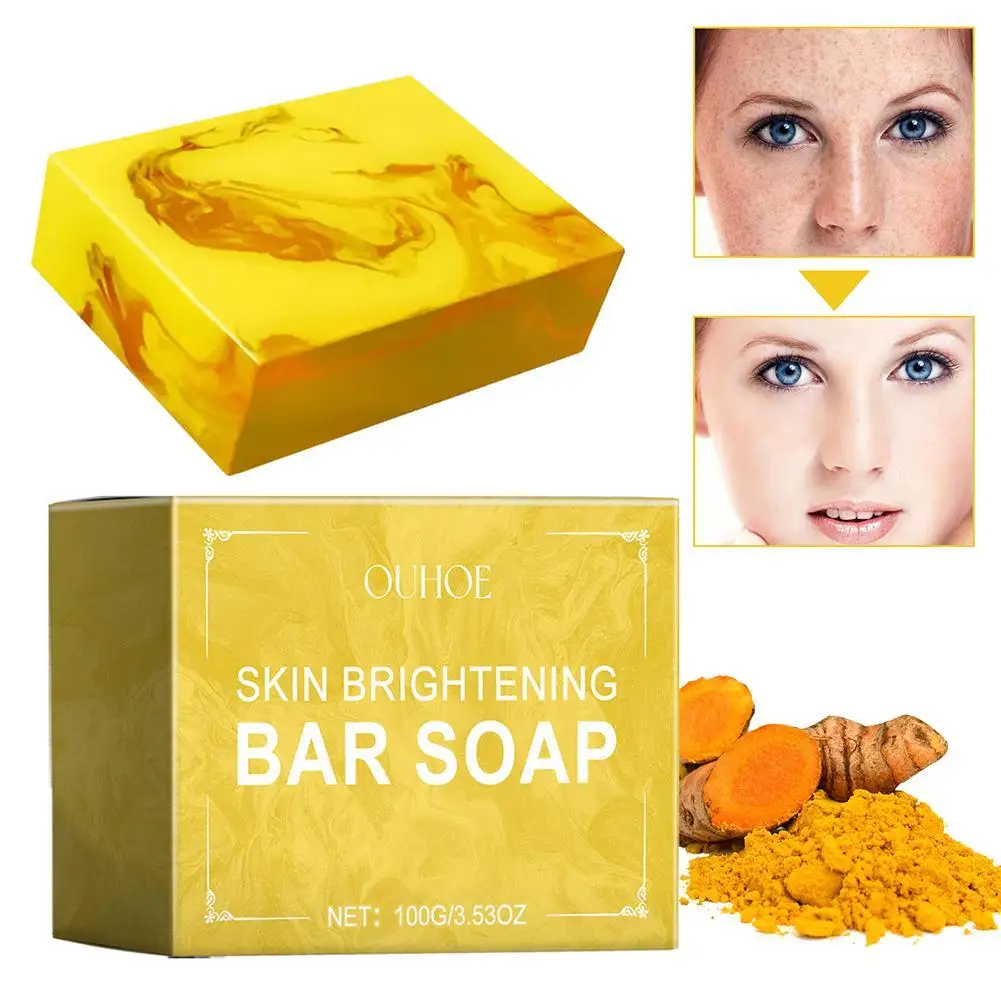 

Kojic Acid Dark Spot Remove Soap For Cleaning The Face Whitening Oil Control Even Tone Skin Products Natural Turmeric Soap Bar