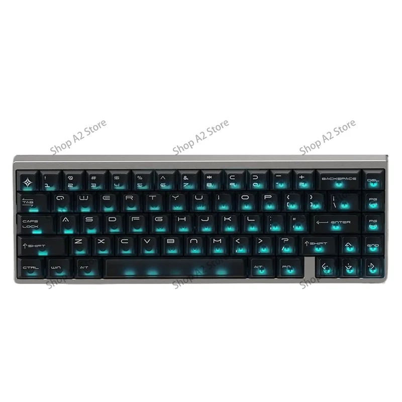 65% Layout Magnetic Hall‑Effect Gaming Keyboard, Gasket Mount Structure Custom Mechanical Keyboard for E‑Sports